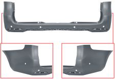 Parachoques Mercedes Clase V (w447) 2014-2020 trasero / chasis largo / modelo amg line / con 6 sensor / con park assist / imprimado
