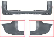 Parachoques Mercedes Clase V (w447) 2014-2020 trasero / chasis largo / modelo amg line / imprimado