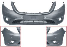 Parachoques Mercedes Vito (w447) 2014-> delantero / sin rejilla / con antinieblas / con 4 sensor / imprimado