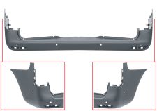 Parachoques Mercedes Vito (w447) 2014-> trasero / chasis corto / con 6 sensor / con park assist / imprimado
