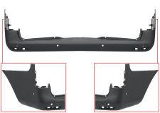 Parachoques Mercedes Vito (w447) 2014-> trasero / chasis largo / con 6 sensor / con park assist