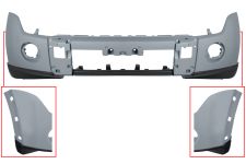 Parachoques Mitsubishi Pajero 2007-2011 delantero / con moldura aleta / imprimado