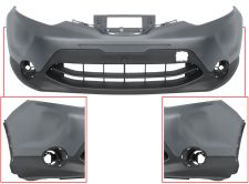 Parachoques Nissan Qashqai 2014-2017 delantero / imprimado