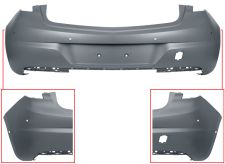 Parachoques Opel Astra k 2015-2019 trasero / 5 puertas / con 6 sensor / con park assist / imprimado
