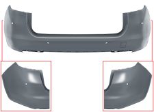 Parachoques Opel Astra k 2015-2019 trasero / familiar / con 4 sensor / imprimado