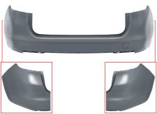 Parachoques Opel Astra k 2015-2019 trasero / familiar / imprimado