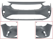 Parachoques Opel Corsa f 2019-2023 delantero / imprimado