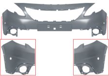 Parachoques Peugeot 2008 2016-2019 delantero / superior / con agujeros moldura / con sensor / imprimado