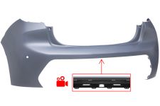 Parachoques Peugeot 208 2023-> trasero / superior / con 2 sensor / con camara