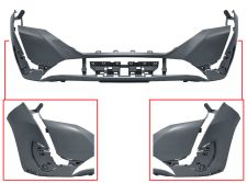 Parachoques Peugeot 308 2021-> delantero / con agujeros moldura / imprimado