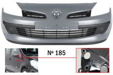 Parachoques Renault Clio 2005-2009 delantero / modelo 185 / integral / imprimado