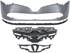 Parachoques Renault Clio 2013-2016 delantero / con rejilla / con spoiler / imprimado