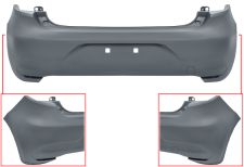 Parachoques Renault Clio 2019-2023 trasero / imprimado