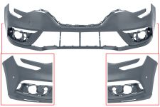 Parachoques Renault Megane 2016-2020 delantero / con 2 sensor / imprimado