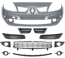 Parachoques Renault Scenic 2006-2009 delantero / completo / 10 piezas / imprimado