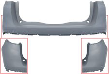 Parachoques Renault Scenic 2016-2023 trasero / con 2 sensor / imprimado