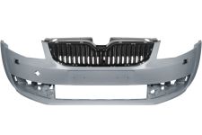 Parachoques Skoda Octavia 2013-2017 delantero / con rejilla / con lavafaros / imprimado