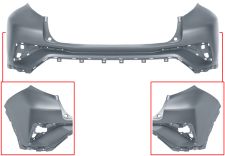 Parachoques Toyota C-Hr 2020-2023 trasero / superior / imprimado