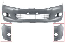 Parachoques Toyota Hilux 2011-2016 delantero / con moldura aleta / con rejilla / imprimado