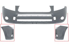 Parachoques Toyota Rav4 2006-2009 delantero / con antinieblas / sin moldura aleta / imprimado