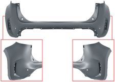 Parachoques Toyota Yaris Cross 2020-> trasero / con 2 sensor / imprimado