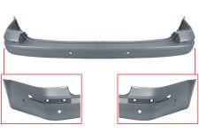 Parachoques Volkswagen Caravelle 2020-2024 trasero / 1 porton trasero / con 6 sensor / con park assist / imprimado
