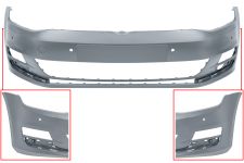 Parachoques Volkswagen Golf vii 2012-2017 delantero / con 4 sensor / imprimado