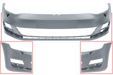 Parachoques Volkswagen Golf vii 2012-2017 delantero / con lavafaros / imprimado