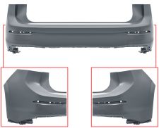 Parachoques Volkswagen Golf viii 2020-> trasero / modelo gti / gtd / imprimado