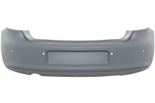 Parachoques Volkswagen Polo 2009-2014 trasero / escape grande / con sensor / imprimado