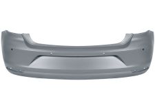 Parachoques Volkswagen Polo 2014-2017 trasero / escape pequeño / con sensor / imprimado