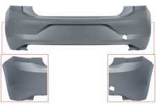 Parachoques Volkswagen Polo 2017-2021 trasero / imprimado