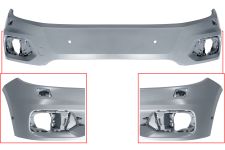 Parachoques Volkswagen Tiguan 2011-2016 delantero / off road / con lavafaros / con sensor / con park assist / imprimado