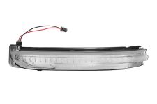Piloto espejo retrovisor Nissan Qashqai 2014-2017 cromado / izquierdo