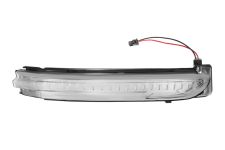Piloto espejo retrovisor Nissan X-Trail 2014-2017 cromado / derecho