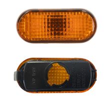Piloto lateral Volkswagen Caddy 1996-2004 forma ovalada / ambar / reversible