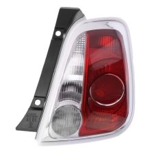 Piloto trasero Fiat 500 2007-2015 borde gris / derecho