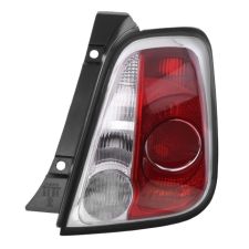 Piloto trasero Fiat 500 2007-2015 borde negro / derecho
