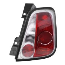 Piloto trasero Fiat 500c 2009-2015 cabrio / borde negro / derecho