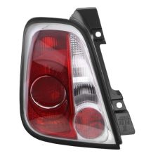 Piloto trasero Fiat 500c 2009-2015 cabrio / borde negro / izquierdo