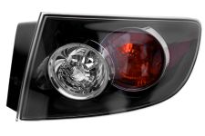Piloto trasero Mazda 3 2007-2009 exterior / 4 puertas / base negra derecho