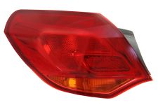 Piloto trasero Opel Astra j 2009-2013 5 puertas / exterior / base roja / izquierdo
