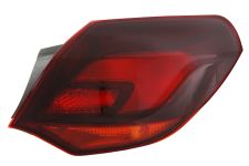 Piloto trasero Opel Astra j 2013-2015 5 puertas / exterior / base negra / derecho