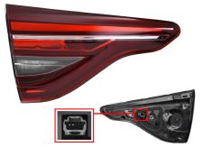 Piloto trasero Renault Clio 2019-2023 interior / conector 4 pins / izquierdo