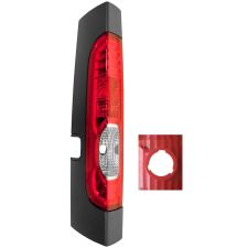 Piloto trasero Renault Trafic 2007-2014 superior / 3 pestañas / 1 porton trasero / con marco para con puerta lateral / izquierdo