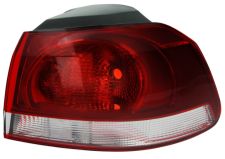 Piloto trasero Volkswagen Golf vi 2008-2012 exterior / tipo hella / base negra / modelo gti / gtd / derecho