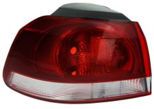 Piloto trasero Volkswagen Golf vi 2008-2012 exterior / tipo hella / base negra / modelo gti / gtd / izquierdo