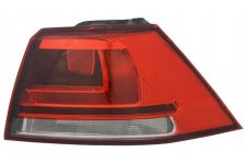 Piloto trasero Volkswagen Golf vii 2012-2017 exterior / base oscura / derecho