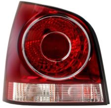 Piloto trasero Volkswagen Polo 2005-2009 base roja / izquierdo