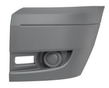 Puntera Ford Transit 2006-2014 delantera / sin antiniebla / gris claro / izquierda
